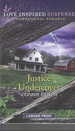 Book cover for Justice Undercover Large Print by Connie Queen