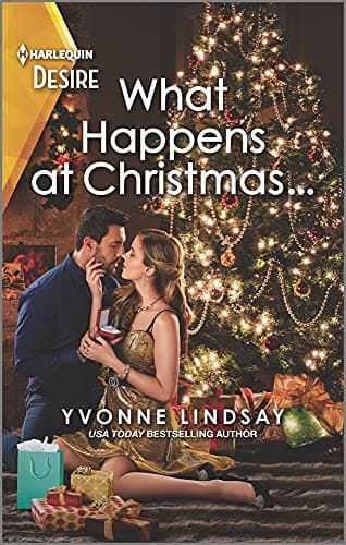 Book cover for What Happens at Christmas...: A steamy holiday romance (Clashing Birthrights, 3) by Lindsay, Yvonne