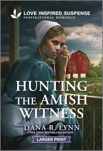 Book cover for Hunting the Amish Witness (Amish Country Justice, 20) by Lynn, Dana R.