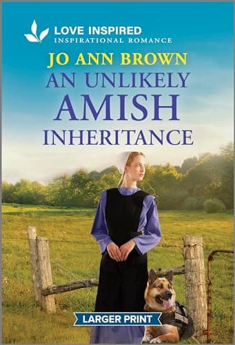 Book cover for An Unlikely Amish Inheritance: An Uplifting Inspirational Romance (Love Inspired) by Brown, Jo Ann