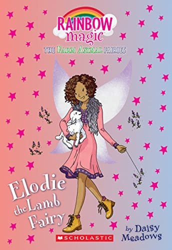 Book cover for Elodie the Lamb Fairy (The Farm Animal Fairies #2): A Rainbow Magic Book (2) by Meadows, Daisy
