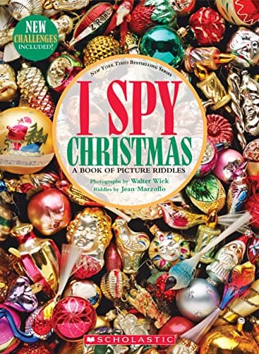 Book cover for I Spy Christmas: A Book of Picture Riddles by Marzollo, Jean