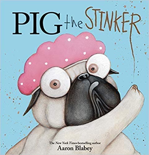 Book cover for Pig the Stinker by Aaron Blabey