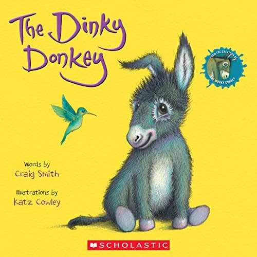 Book cover for The Dinky Donkey (A Wonky Donkey Book) by Smith, Craig