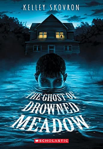 Book cover for The Ghost of Drowned Meadow by Skovron, Kelley