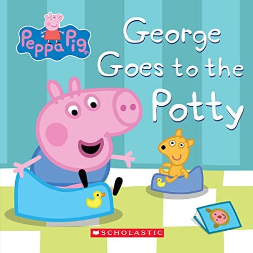 Book cover for Peppa Pig: George Goes to the Potty by Gomez, David