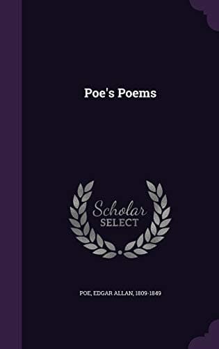 Book cover for Poe's Poems by Poe, Edgar Allan