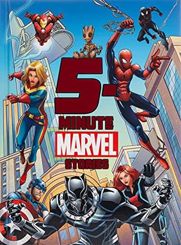 Book cover for 5-Minute Marvel Stories (5-Minute Stories) by Marvel Press Book Group