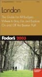 Book cover for Fodor's London 2003 by Fodor's
