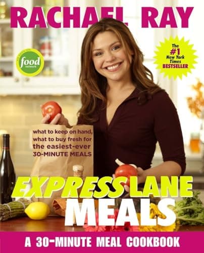 Book cover for Rachael Ray Express Lane Meals: What to Keep on Hand, What to Buy Fresh for the Easiest-Ever 30-Minute Meals: A Cookbook by Ray, Rachael