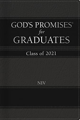 Book cover for God's Promises for Graduates: Class of 2021 - Black NIV: New International Version by Countryman, Jack