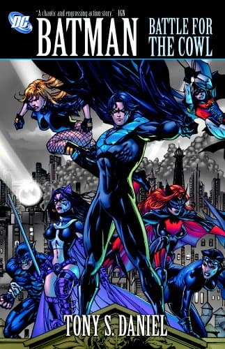 Book cover for Batman: Battle for the Cowl by Daniel, Tony
