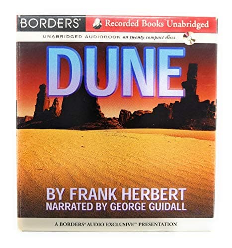 Book cover for Dune (Dune by Frank Herbert, Narrated by George Guidall) by Frank Herbert