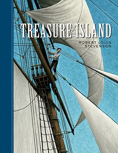 Book cover for Treasure Island (Union Square Kids Unabridged Classics) by Stevenson, Robert Louis