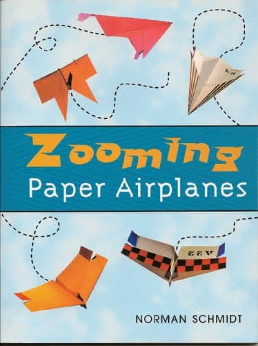 Book cover for Zooming Paper Airplanes by Norman Schmidt