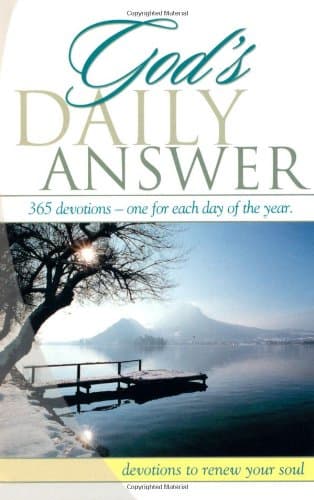 Book cover for God's Daily Answer: 365 Devotionals - One for Each Day of the Year by Elm Hill Books