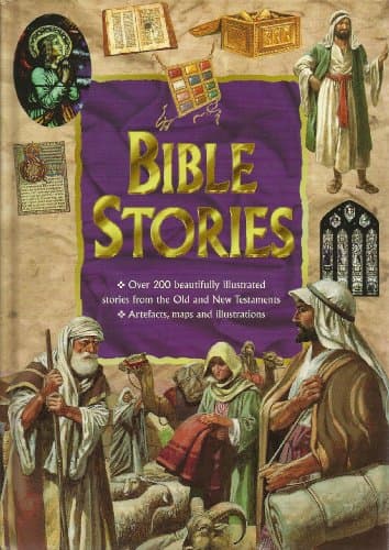 Book cover for Bible Stories: Over 200 Beautifully Illustrated Stories From the Old and New Testaments by Martin Manser