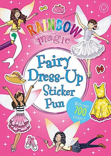 Book cover for Fairy Dress-Up Sticker Fun (Rainbow Magic) by Daisy Meadows