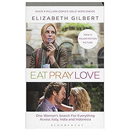 Book cover for Eat, Pray, Love by E. Gilbert
