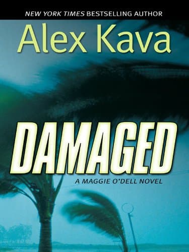 Book cover for Damaged (Thorndike Press Large Print Basic Series) by Kava, Alex