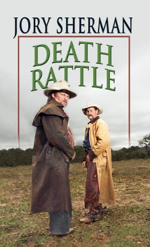 Book cover for Death Rattle (Thorndike Large Print Western) by Sherman, Jory