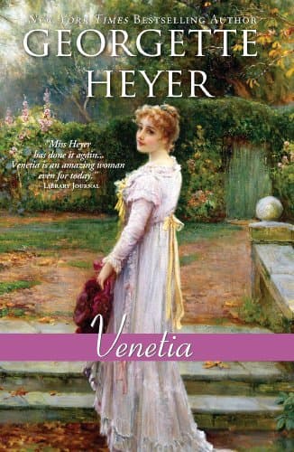 Book cover for Venetia (Thorndike Press Large Print Clean Reads) by Heyer, Georgette