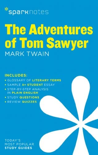 Book cover for The Adventures of Tom Sawyer SparkNotes Literature Guide (SparkNotes Literature Guide Series, 13) by SparkNotes