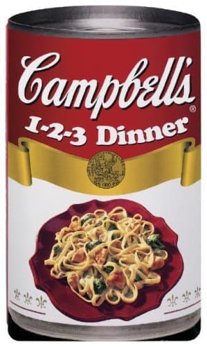Book cover for Campbell's 1-2-3 Dinner by Publications International Ltd.
