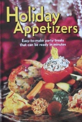 Book cover for Holiday Appetizers by LOUIS WEBER