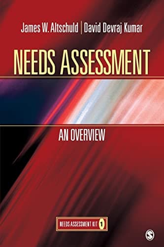 Book cover for Needs Assessment: An Overview (Book 1) by Altschuld, James