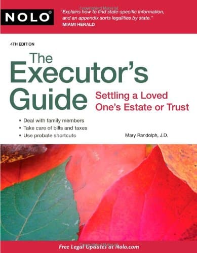 Book cover for Executor's Guide, The: Settling a Loved One's Estate or Trust by Randolph, Mary