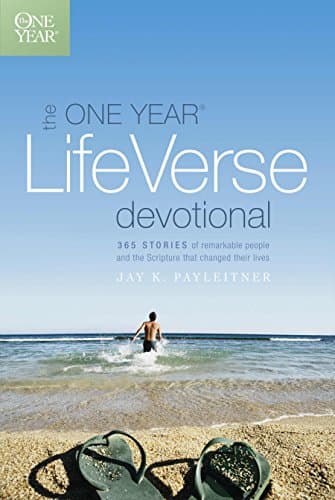 Book cover for The One Year Life Verse Devotional (One Year Book) by Payleitner, Jay