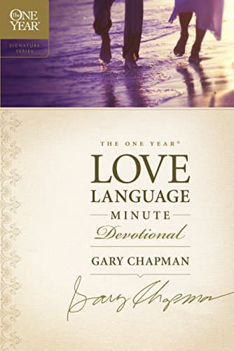 Book cover for The One Year Love Language Minute Devotional: A 365-Day Devotional for Christian Couples (The One Year Signature Series) by Chapman, Gary