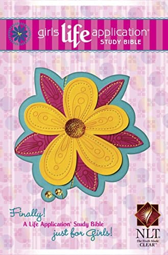 Book cover for Girls Life Application Study Bible NLT, TuTone by Tyndale