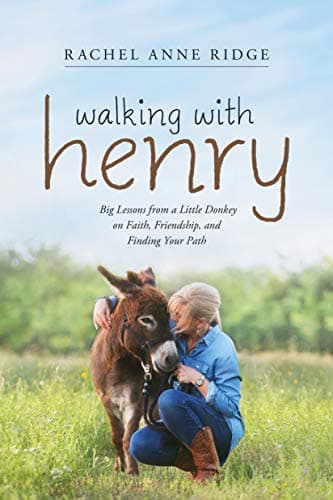 Book cover for Walking with Henry: Big Lessons from a Little Donkey on Faith, Friendship, and Finding Your Path by Ridge, Rachel Anne