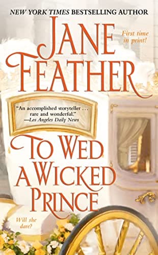 Book cover for To Wed a Wicked Prince by Feather, Jane
