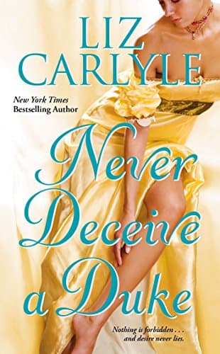 Book cover for Never Deceive a Duke by Carlyle, Liz