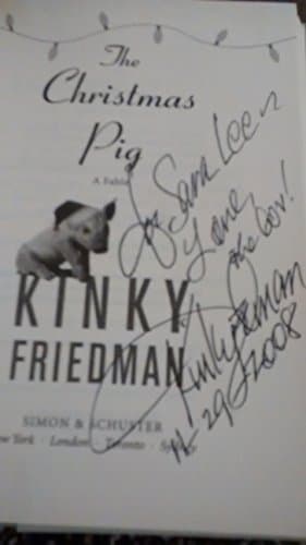 Book cover for The Christmas Pig: A Fable by Friedman, Kinky