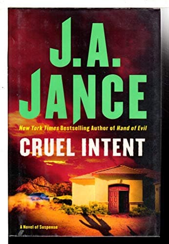 Book cover for Cruel Intent by Jance, J.A.