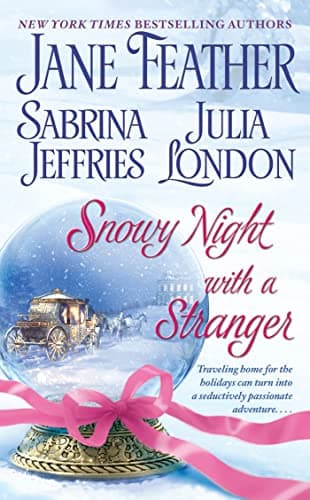 Book cover for Snowy Night with a Stranger (The School for Heiresses) by Feather, Jane