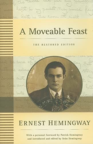 Book cover for A Moveable Feast: The Restored Edition by Hemingway, Ernest