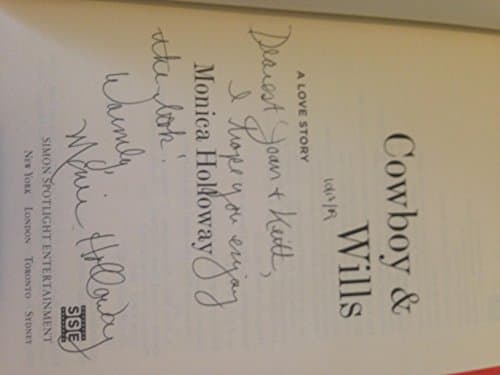 Book cover for Cowboy & Wills: A Love Story by Holloway, Monica