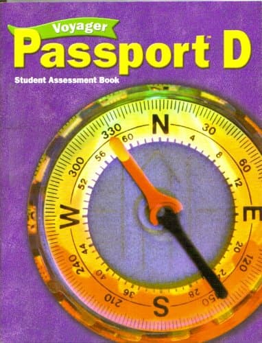 Book cover for Passport D, Student Assessment Book (Voyager Expanded Learning) by unknown author