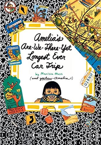 Book cover for Amelia's Are-We-There-Yet Longest Ever Car Trip by Moss, Marissa