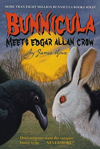 Book cover for Bunnicula Meets Edgar Allan Crow (Bunnicula and Friends) by Howe, James