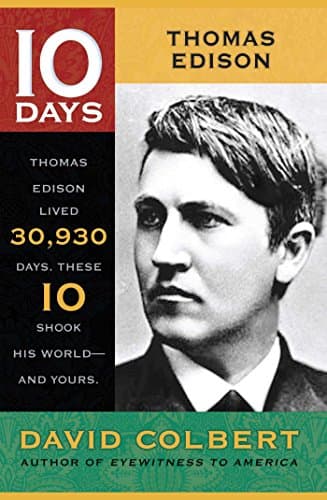 Book cover for Thomas Edison (10 Days) by Colbert, David
