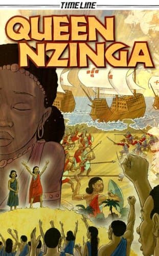 Book cover for Queen Nzinga, Grades 5-8: Student Edition (Steck-Vaughn Timeline (Level 7-8)) by Steck-Vaughn