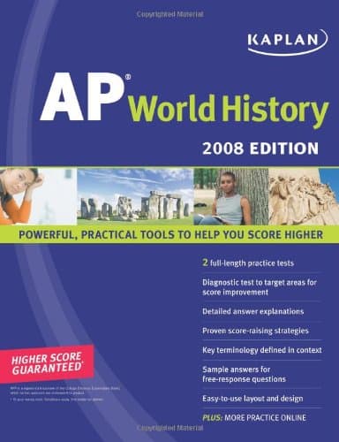 Book cover for Kaplan AP World History, 2008 Edition by Whelan, Patrick
