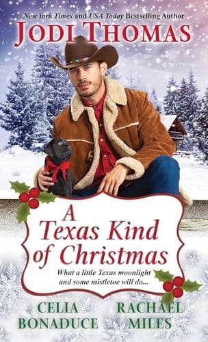 Book cover for A Texas Kind of Christmas: Three Connected Christmas Cowboy Romance Stories by Thomas, Jodi