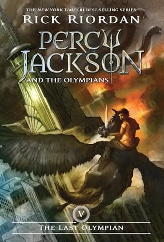 Book cover for The Last Olympian (Percy Jackson and the Olympians, Book 5) by Riordan, Rick